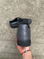 Balenciaga Arena Low Grey Black Grained Leather
