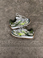 Bottega Veneta Orbit Sneakers White Green Silver