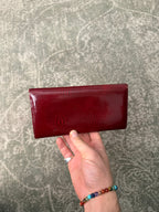Cartier Birthday Long Wallet Patent Burgundy