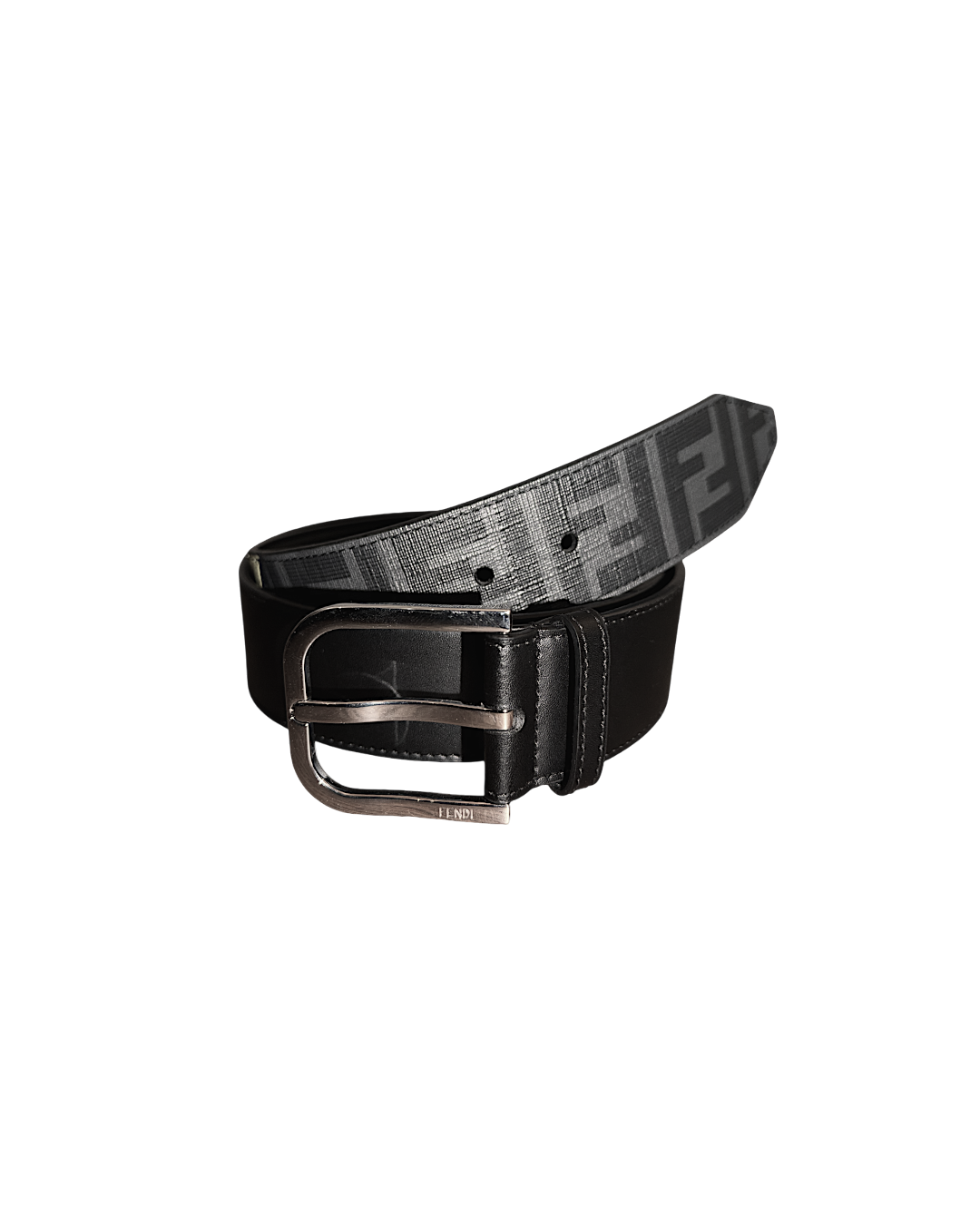Fendi Diagonal Leather Belt