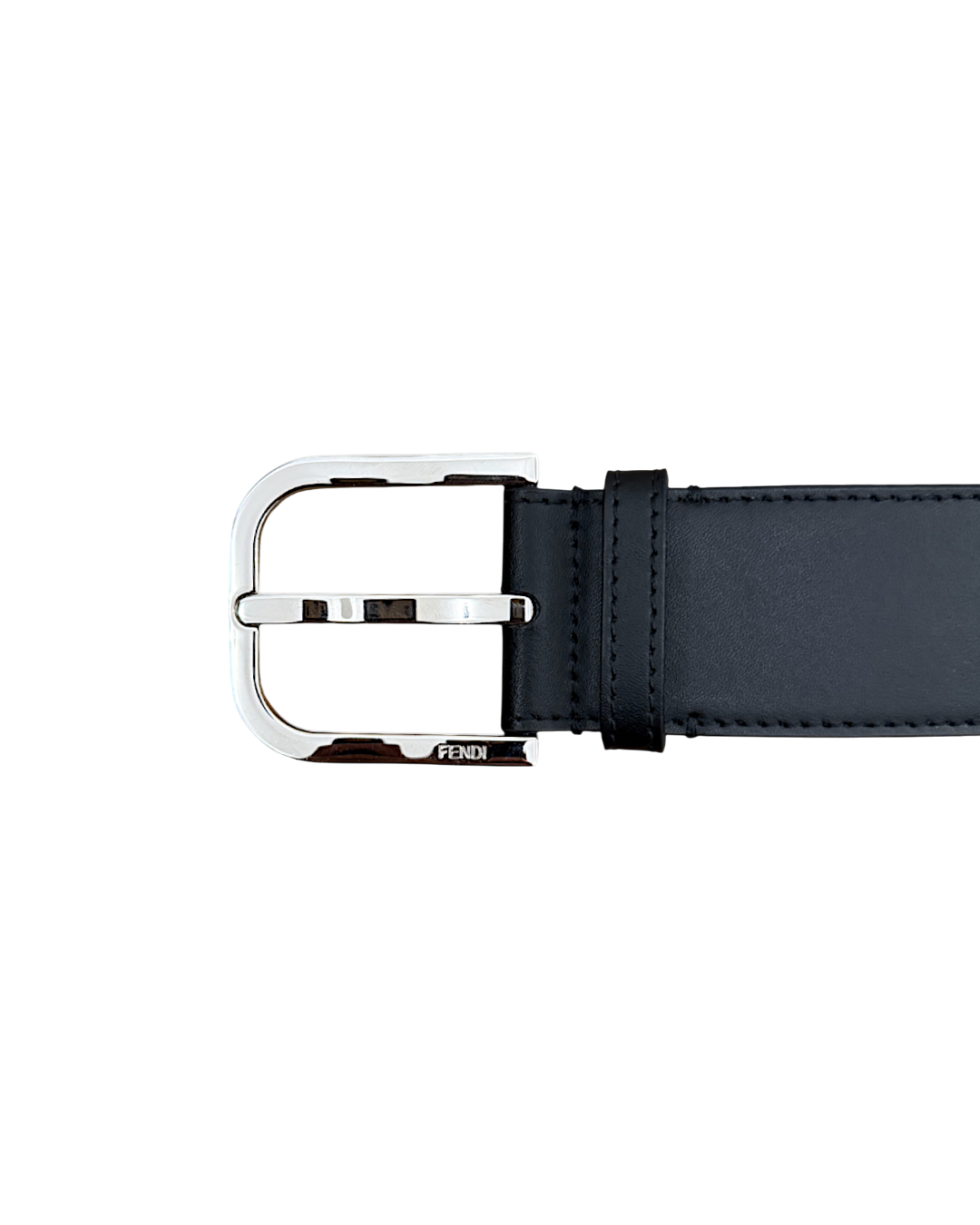 Fendi Diagonal Leather Belt