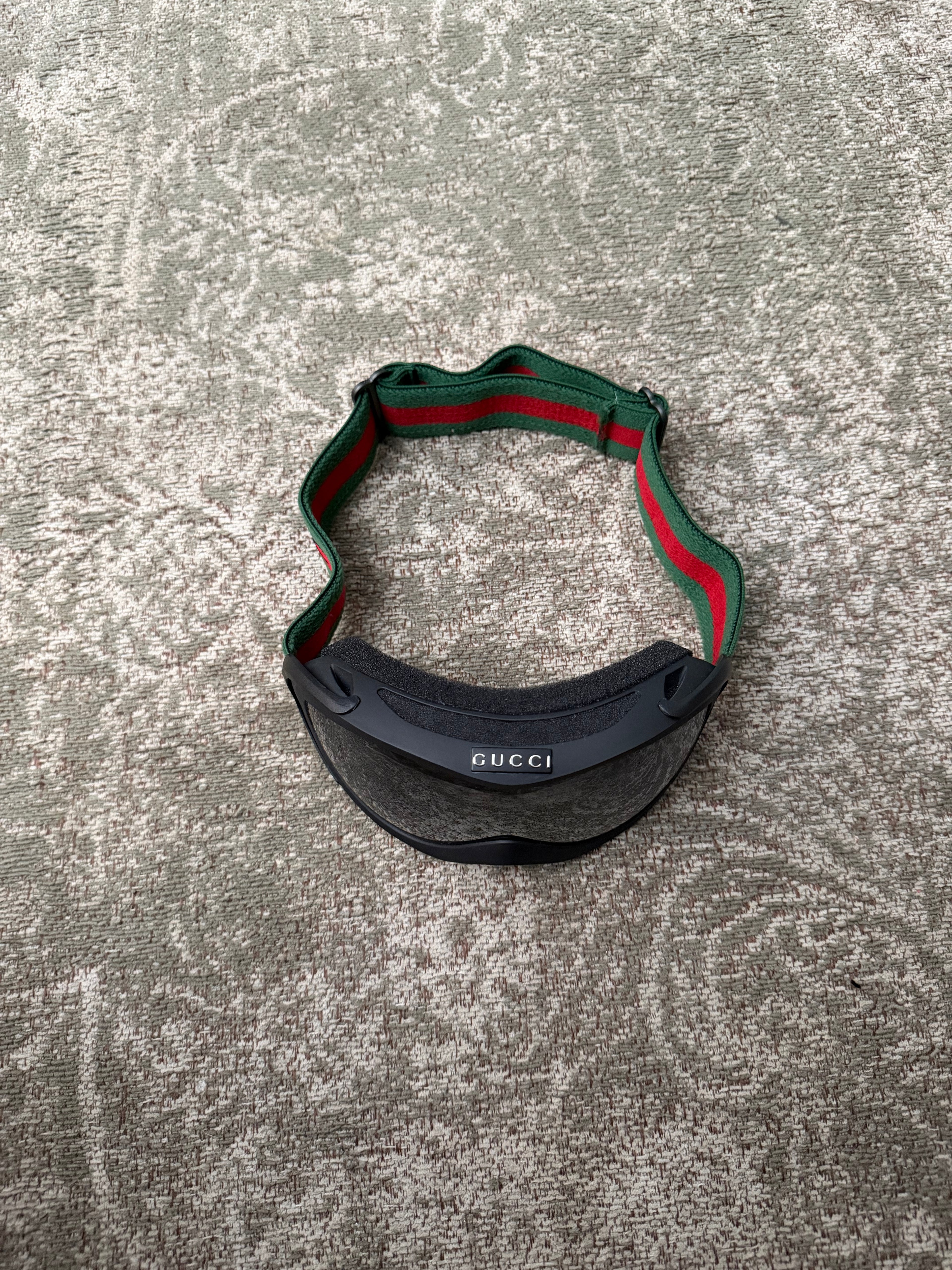 Gucci GG 1653 Ski Goggles Glasses Web Design Black