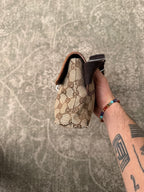 Gucci GG Canvas Jackie Belt Bag Beige
