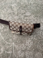 Gucci GG Canvas Jackie Belt Bag Beige