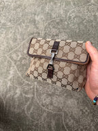 Gucci GG Canvas Jackie Belt Bag Beige