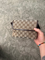 Gucci GG Canvas Jackie Belt Bag Beige