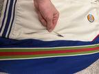 Gucci Technical Jersey Track Jacket Cotton Cream Navy Red