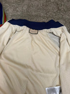 Gucci Technical Jersey Track Jacket Cotton Cream Navy Red