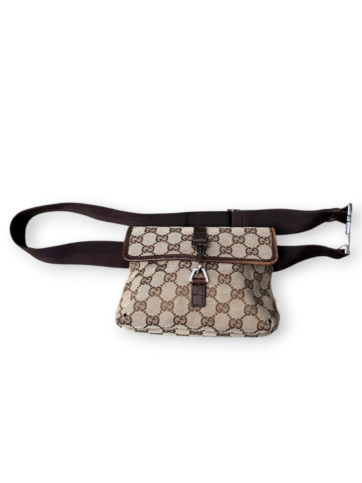 Gucci GG Canvas Jackie Belt Bag Beige