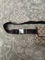 Gucci GG Canvas Jackie Belt Bag Beige