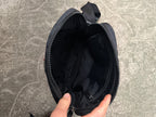Gucci Nylon Interlocking G Web Messenger Bag Black