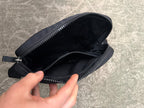 Gucci Nylon Interlocking G Web Messenger Bag Black