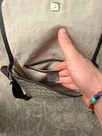 Gucci GG Supreme Coated Canvas Small Flap Messenger Bag OG