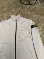 Stone Island Cotton Track Jacket Grey