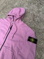 Stone Island Zip Jacket Pink Light Rose Quartz