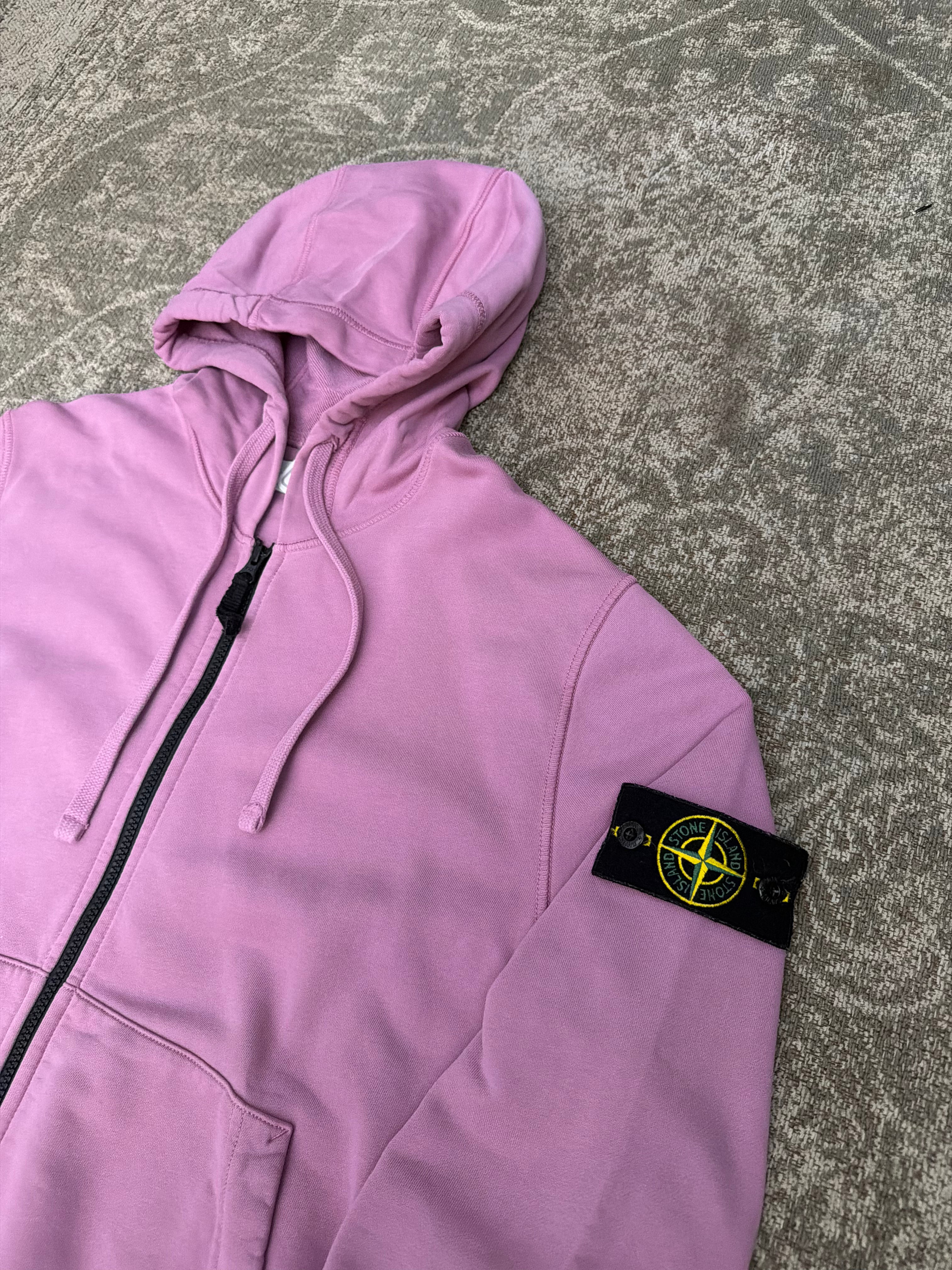 Stone Island Zip Jacket Pink Light Rose Quartz