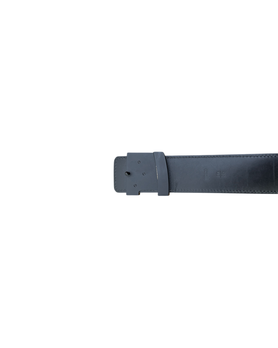 Louis Vuitton Initials Damier Graphite Canvas Belt Black Matte