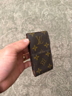 Louis Vuitton Monogram Cigarette Etui Case Holder Brown