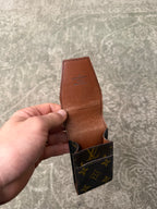 Louis Vuitton Monogram Cigarette Etui Case Holder Brown
