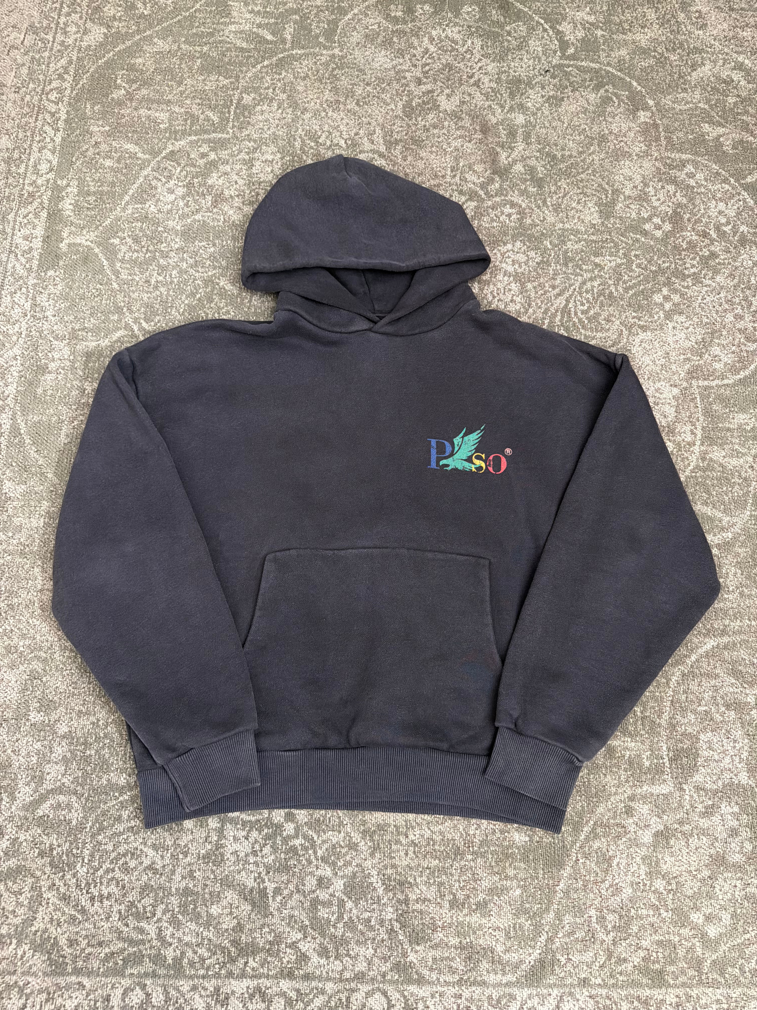 Peso Washed Grey Multi Color Logo