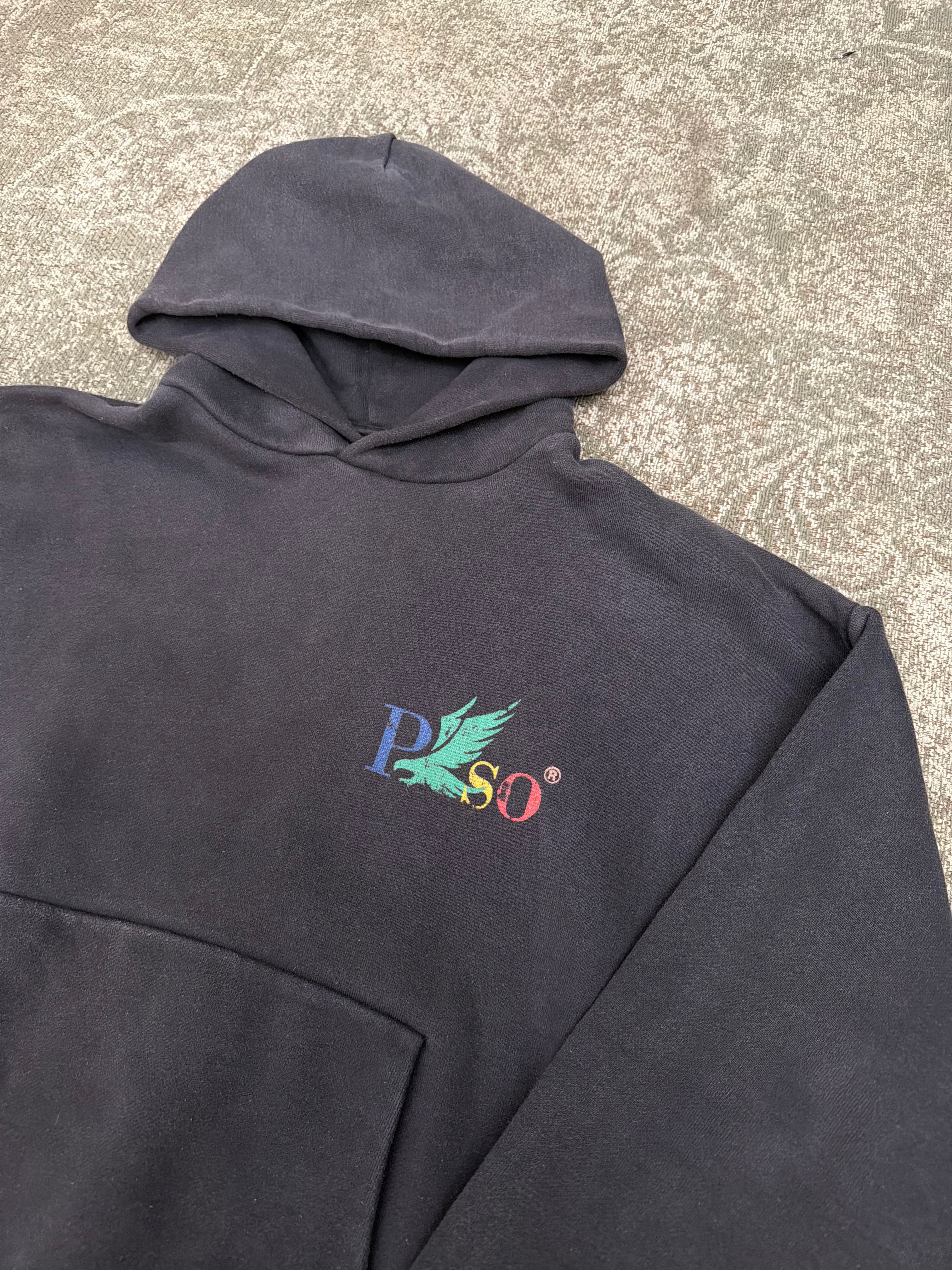 Peso Washed Grey Multi Color Logo
