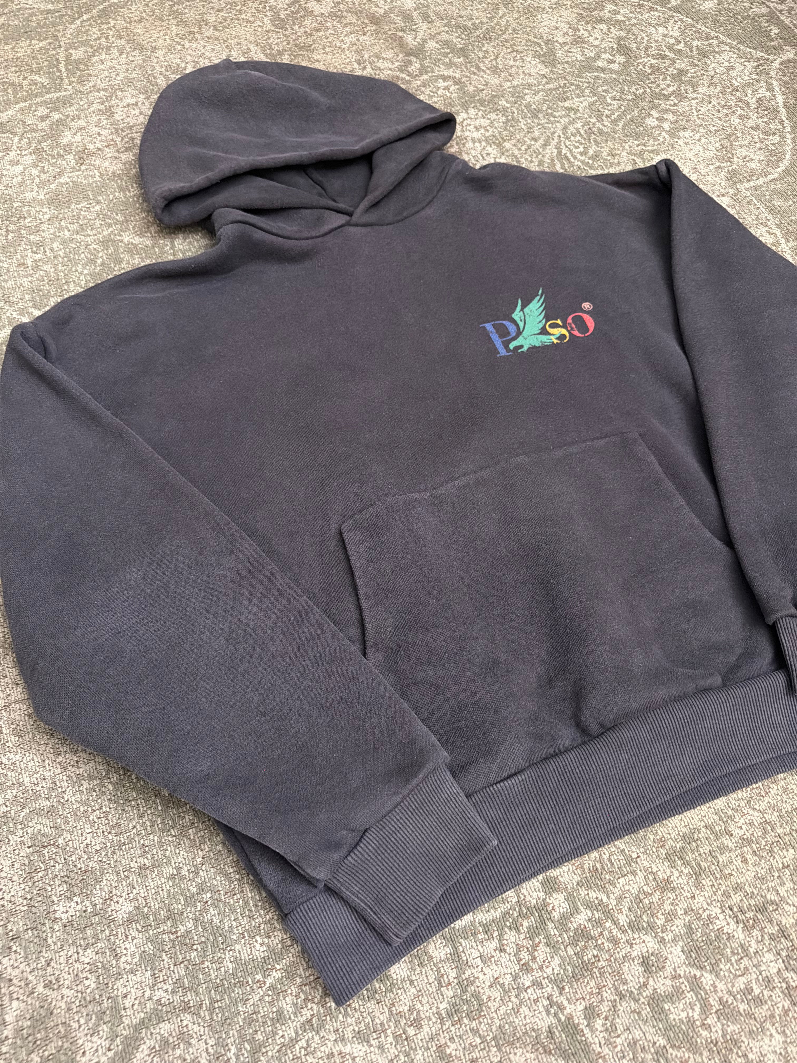 Peso Washed Grey Multi Color Logo