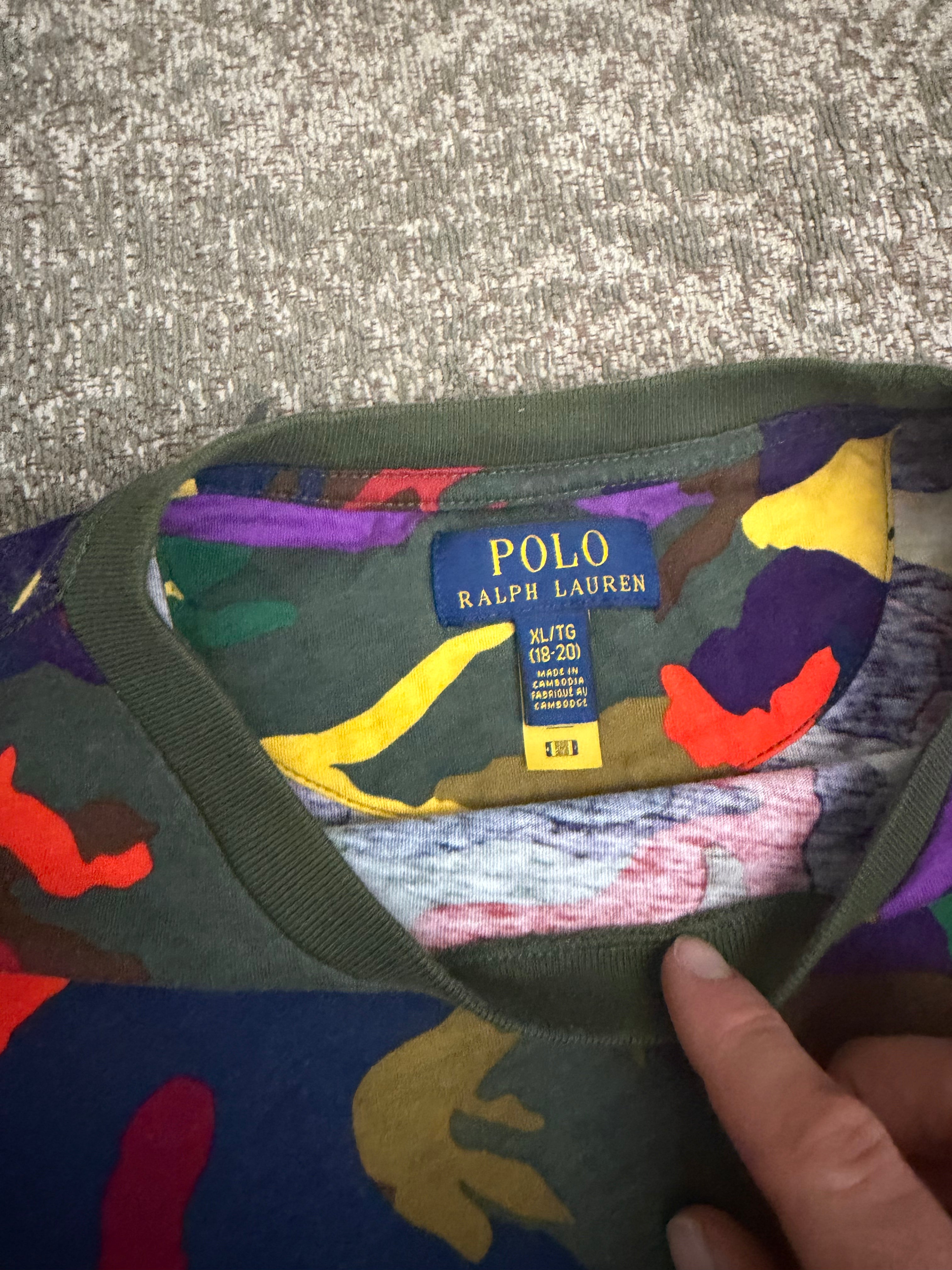Polo Ralph Lauren Abstract Multi Camo T-Shirt