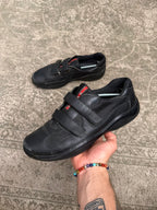 Prada Cup Sneaker Velcro Touch Strap Triple Black