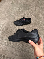 Prada Cup Sneaker Velcro Touch Strap Triple Black