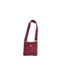 Prada Nylon Shoulder Bag Burgundy
