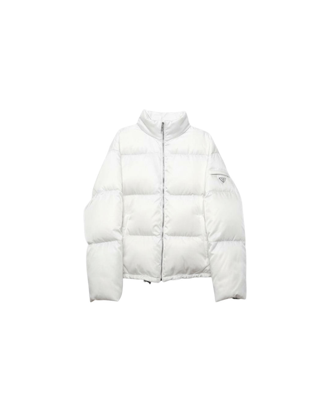 Prada Re-Nylon Puffer Jacket White