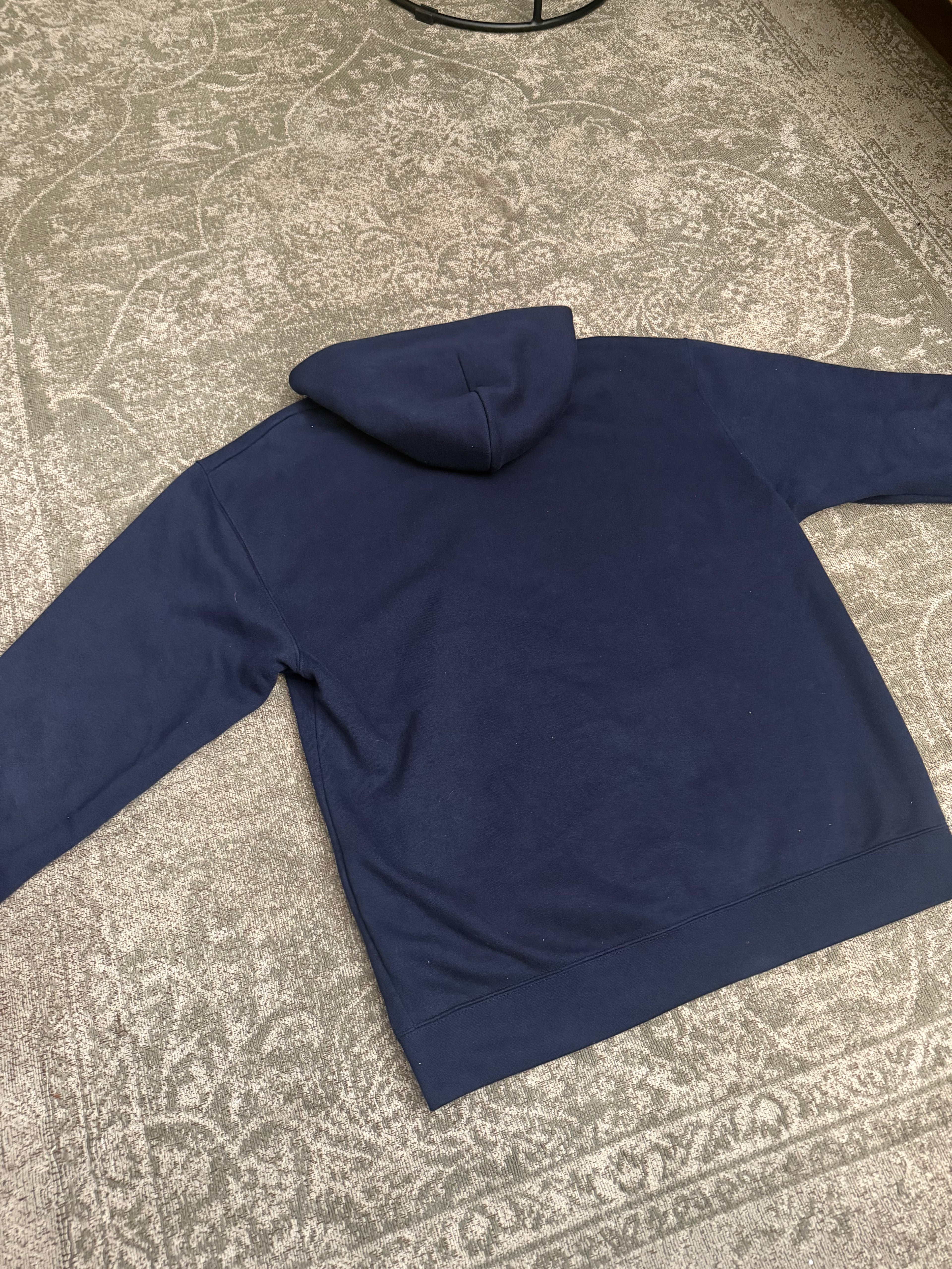 Protect The Children Zip Hoodie Navy Yellow