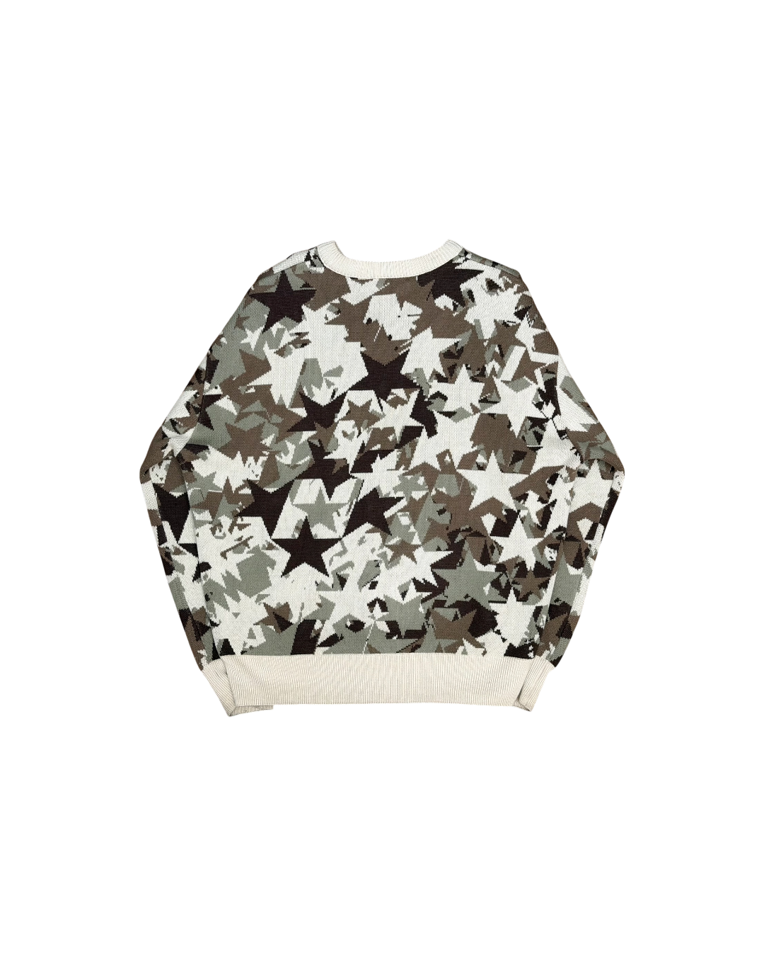 99Based Camo Knit Sweater