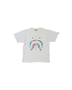 A Bathing Ape Bape ABC Camo Milo Shark T-Shirt White