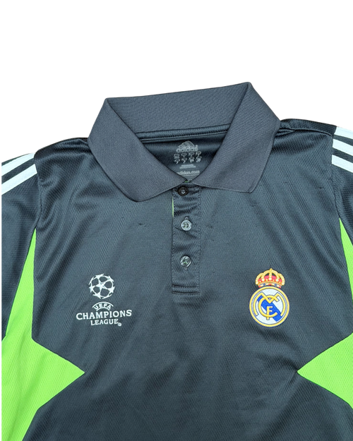 Adidas Real Madrid Polo Jersey Grey Light Green