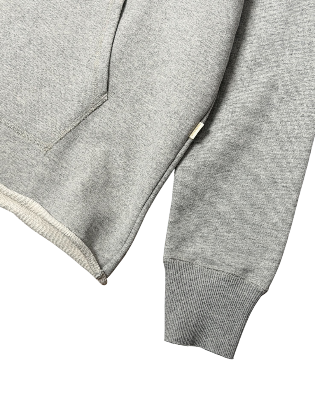 Aimé Leon Dore Deconstructed Hem Hoodie Grey