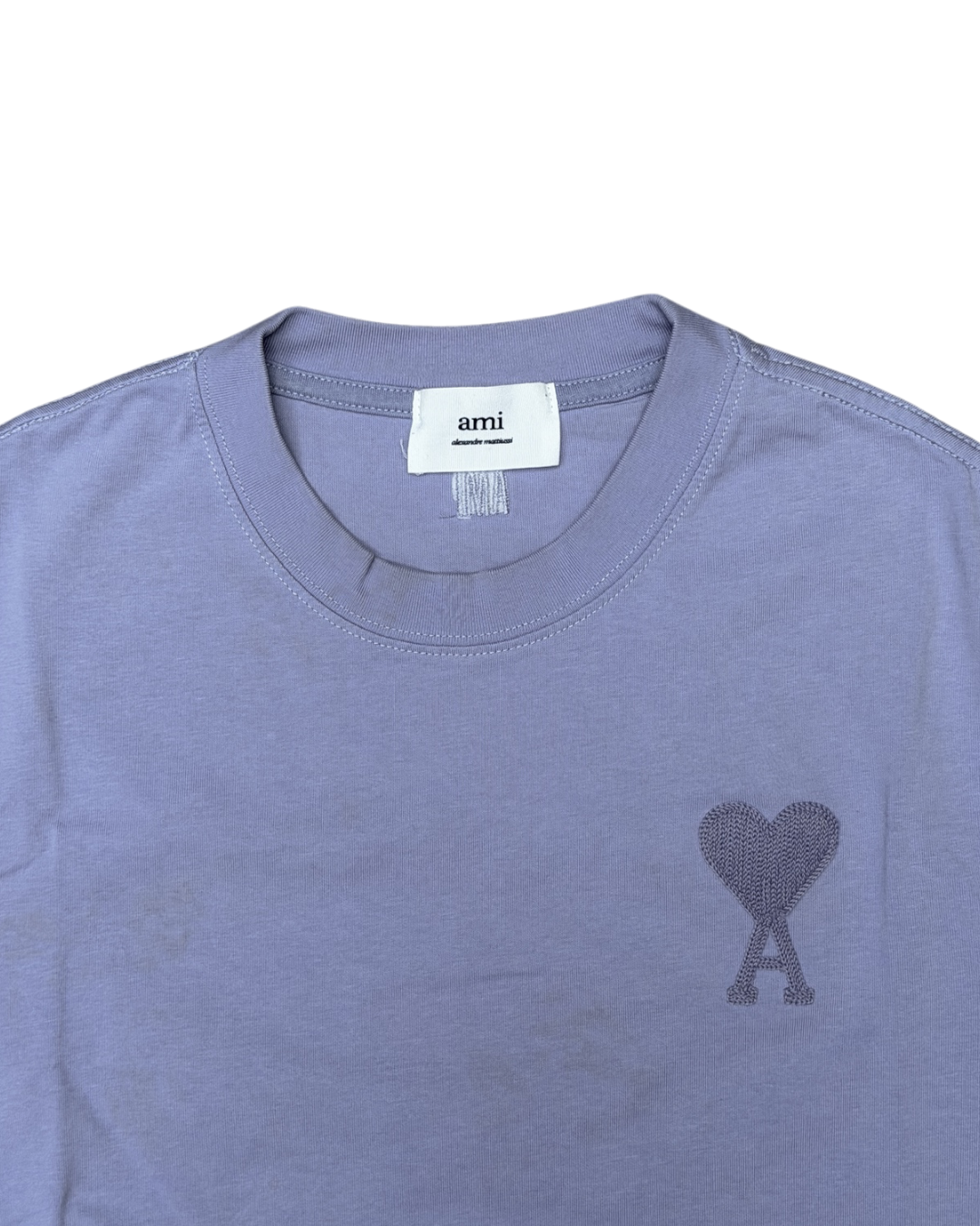 Ami Paris Ami de Coeur T-Shirt Purple