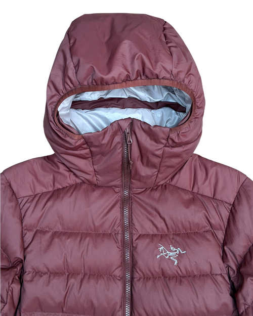 Arcteryx Womens Thorium AR Hoody Down Jacket Burgundy