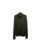 Armani Exchange Full Zip Cardigan Knit Khaki