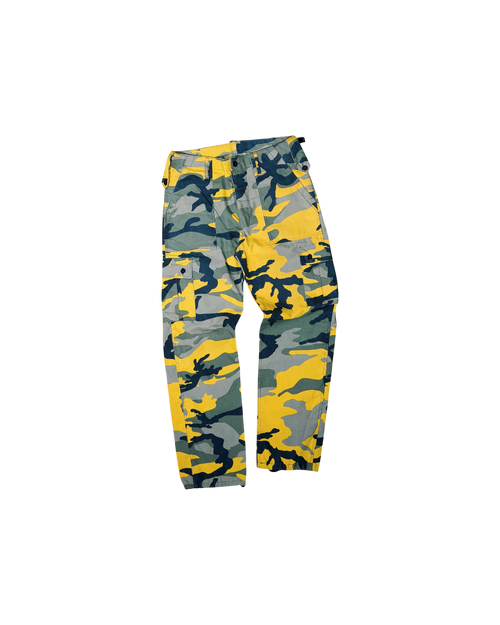 Army Yellow Stinger Camouflage Cargo Pants