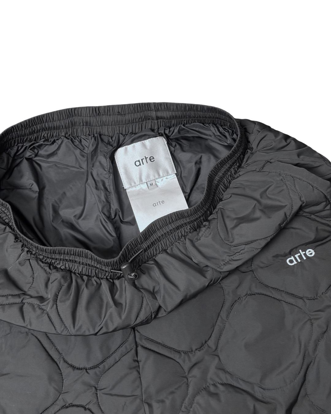 Arte Antwerp Steiner Quilted Shorts Black