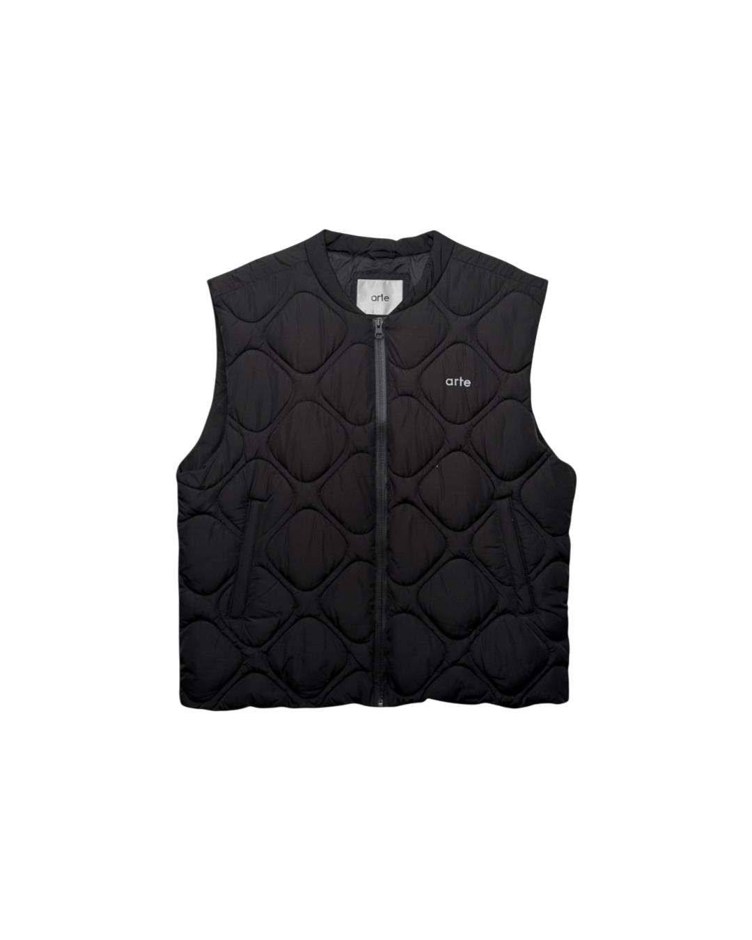 Arte Antwerp Vince Quilted Vest Black