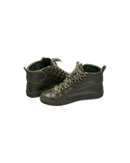 Balenciaga Arena High Leather Olive Green