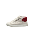 Balenciaga Arena High Leather White Red Contrast Heel