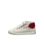 Balenciaga Arena High Leather White Red Contrast Heel