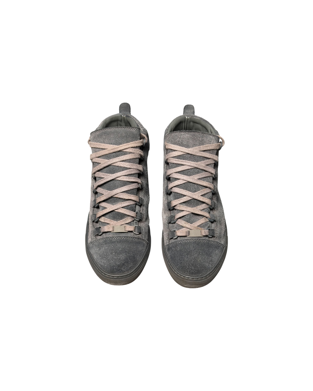 Balenciaga Arena High Suede Tonal Grey
