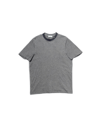 Balenciaga Crewneck T-Shirt Branded Colar Dark Grey