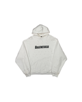 Balenciaga Distressed Hoodie White