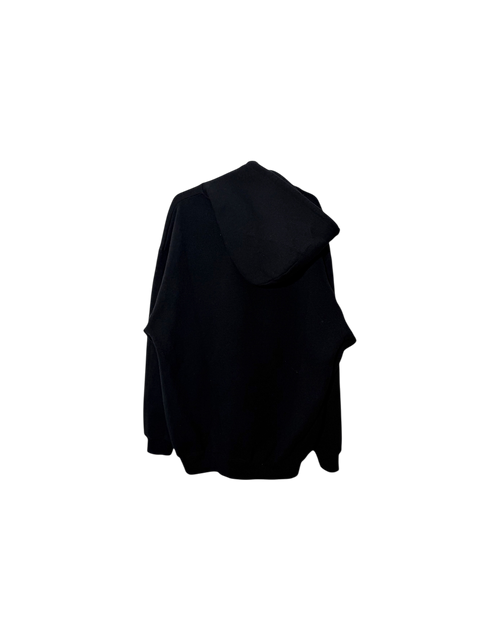 Balenciaga Languages Print Hoodie Black