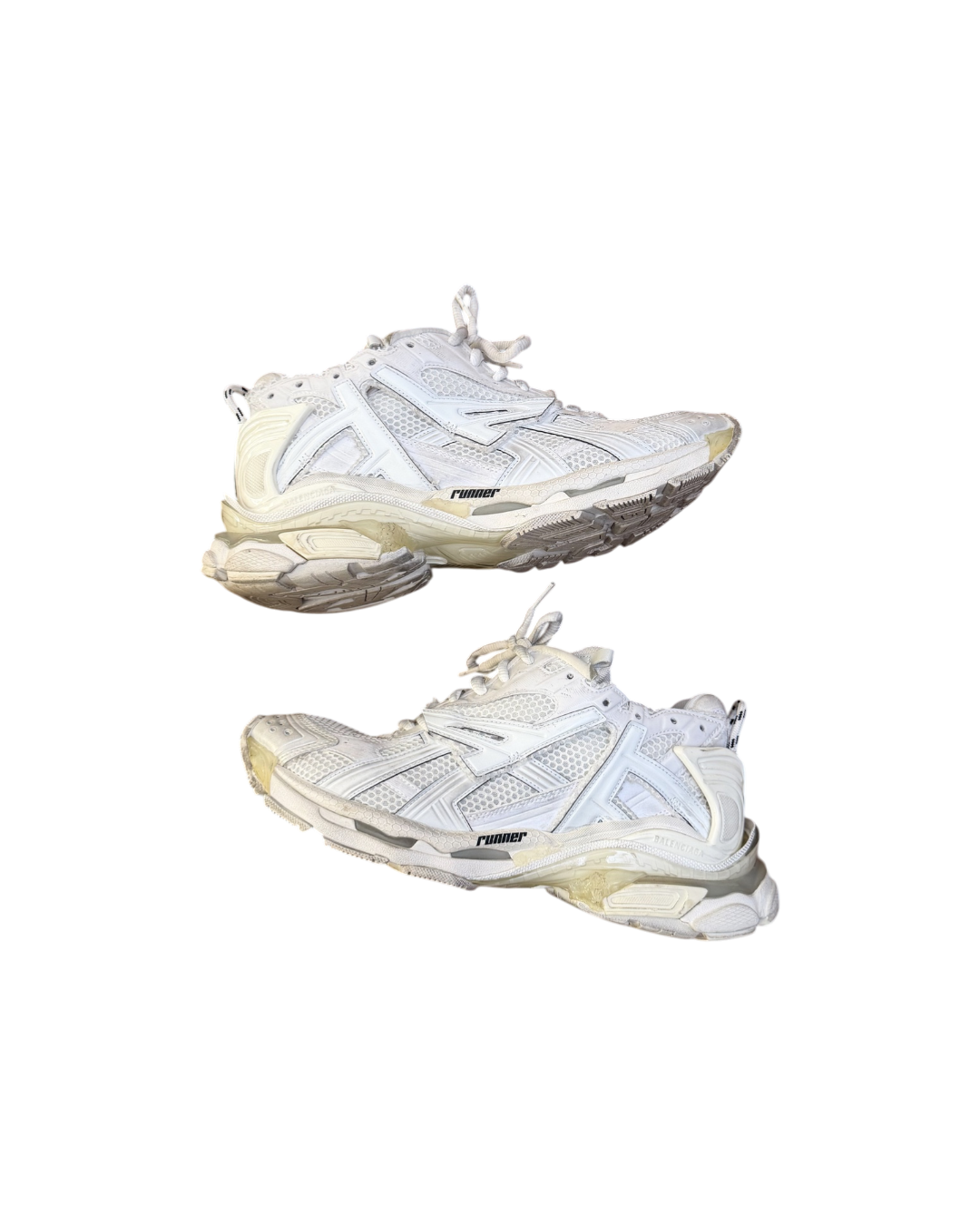 Balenciaga Runner Distressed Sneaker Beige